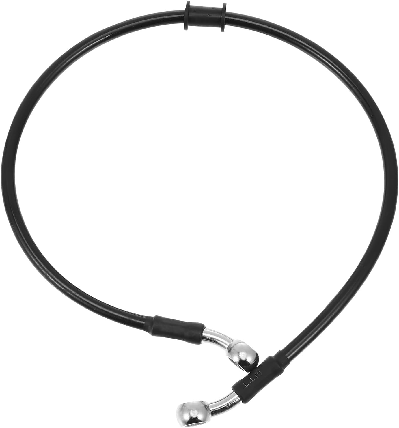 Motorcycle Brake Oil Hose 60cm Black Sturdy Brake Line Cable for Racing and Urban Motorcycles
