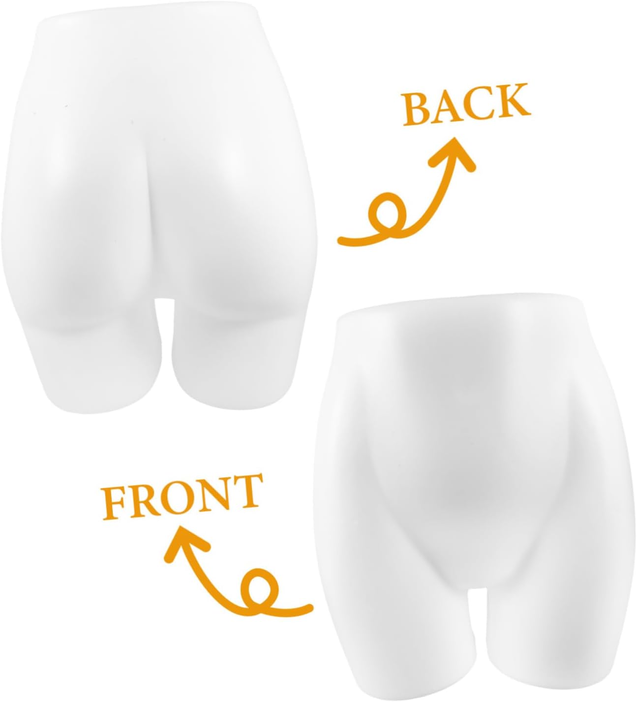 Ciieeo Realistic Skin Tone Women's Pants Table Mannequin Full Body Prop for Window Display Versatile Panty Model for Store Showcases