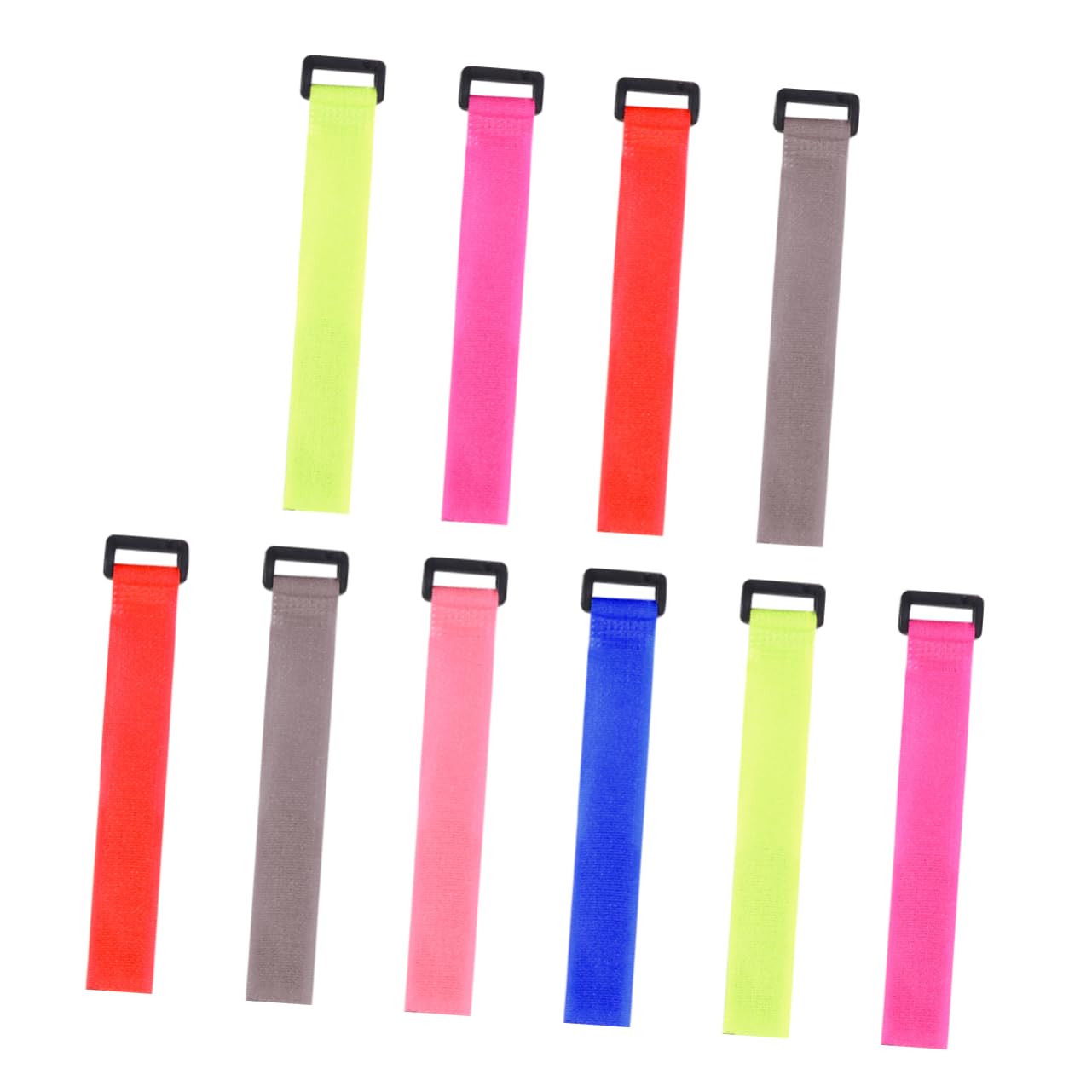 balacoo Fishing Supplies 10pcs Rod Binding Belt Non-slip Straps for Holder Accessories Random Color