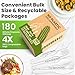 180Pcs Reusable Utensils Cornstarch Made - Heavy Duty Compostable Forks 80, Compostable Spoons 80, & 50 Knives Set - 100% Disposable Eco Friendly Flatware for Party, Wedding, BBQ, Camping (180 Pack) 2