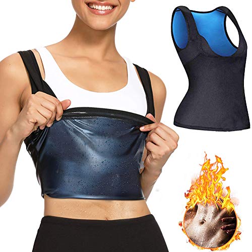 Nigecue Slimming Workout Tank Top for Women, Sweat Workout Shaper, Neoprene-Free Sweat Sauna Vest, Slimming Sauna Suit (2XL/3XL)