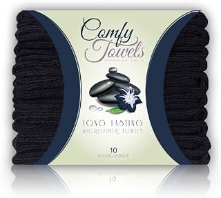 Comfy Microfiber Salon Towels 10 Pack, 29" x 16"