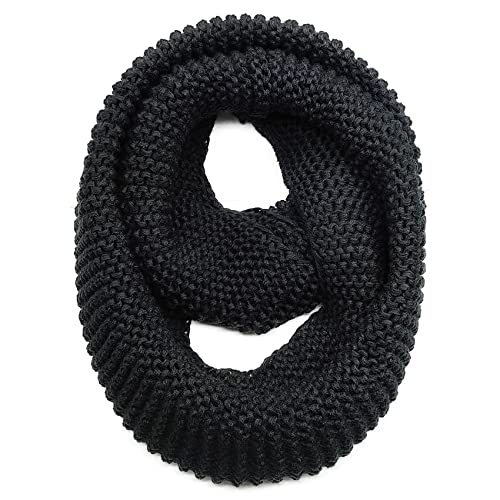 Warm Scarf for Winter Women & Men, Knit Wool Loop Infinity Scarves Thick & Chunky Neck Warmer For...