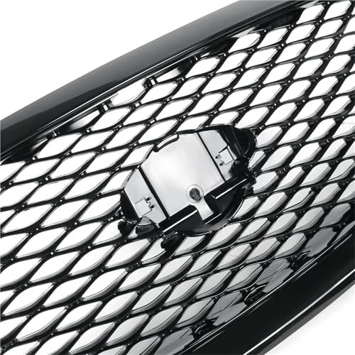 Calandre avant pour Q50 2014-2017 grille supérieure pare-choc noir brillant