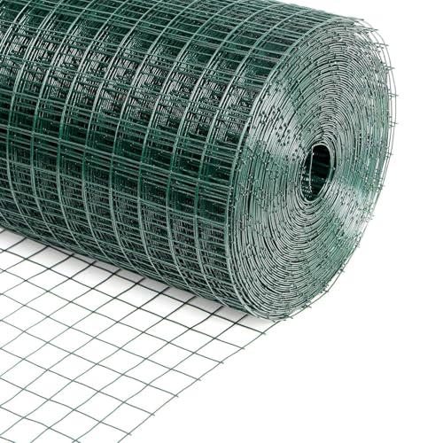 Welded Wire Mesh Roll Stainless Steel, 6cm Aperture Heavy Duty Metal Wire Fence Roll, Ideal for Garden Fencing, Outdoor Animal Enclosures & Yard Barrier Protection(1.2mx30m(47inx98ft))