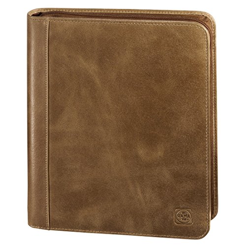 Preisvergleich Produktbild Hama Lederorganizer mit Tablet Hülle Tuesday Mailand Tan