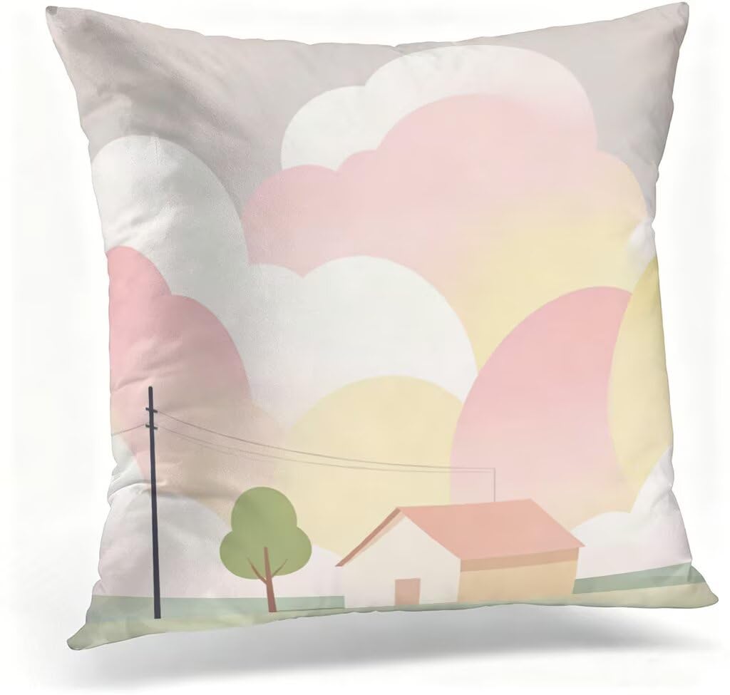 Coussin extérieur 45x45 cm en lin pour canapé et terrasse décoratif