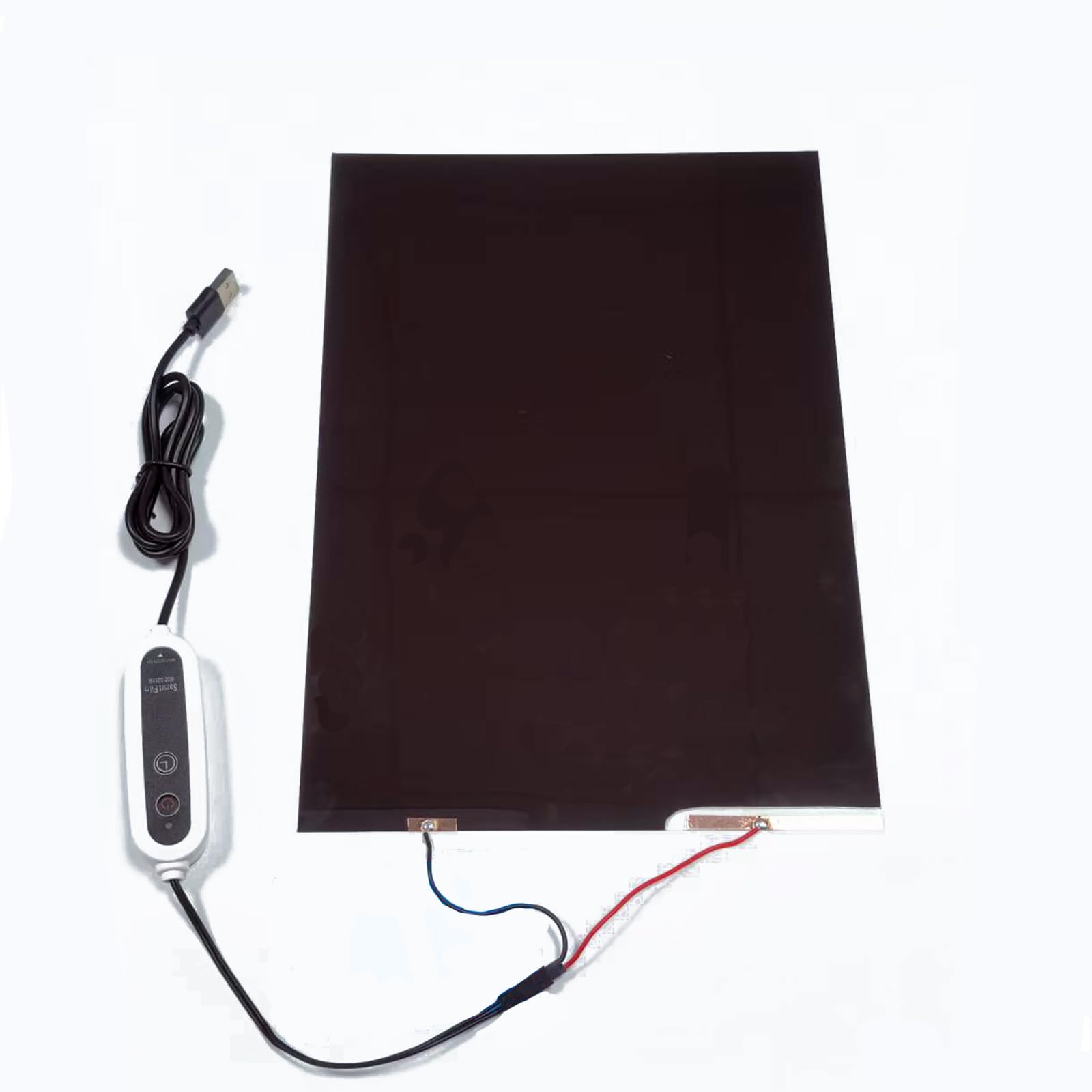 Intelligente Glasfolie PDLC Smart Film A4（21×29.7cm） Probe Elektronische Smart Film Elektrische Smart Glasfolie (schwarz)