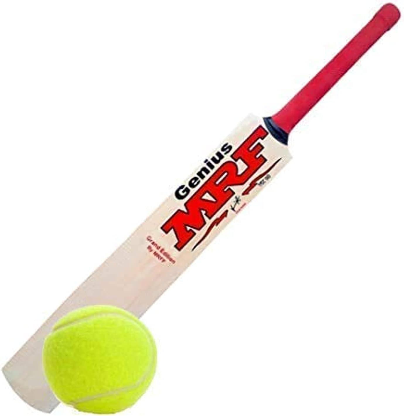 PMG Kids Wooden Cricket Bat for Tennis Ball Size 6, Cricket Bat for 9-15 Years Kit