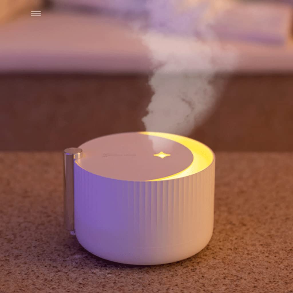 Amélioré Diffuseur d'huiles essentielles à ultrasons Starlight, synchronisation Intelligente, humidificateur de Chambre à Coucher 650 ML, Aide au Sommeil, veilleuse USB Dream Soft Relaxer