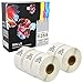 Produktbild 5 Rollen 11355 19mm x 51mm (500 Etiketten/Rolle) Vielzweck-Etiketten kompatibel für Dymo LabelWriter 4XL 450 400 330 320 310 Twin Turbo Duo Seiko SLP 450 430 420 410 400 240 220 200 120 100 Pro Plus