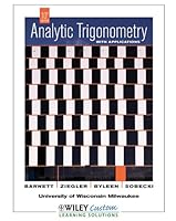 Analytic Trigonometry with Applications - University of Wisconsin Milwaukee 10th Tenth Edition 047088228X Book Cover