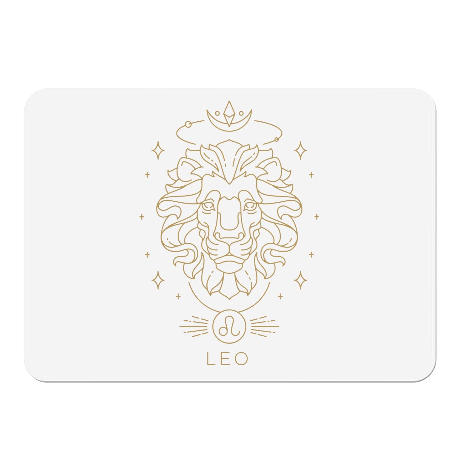 Napperons dessous liège blanc constellation et lion de qualité supérieure pour table