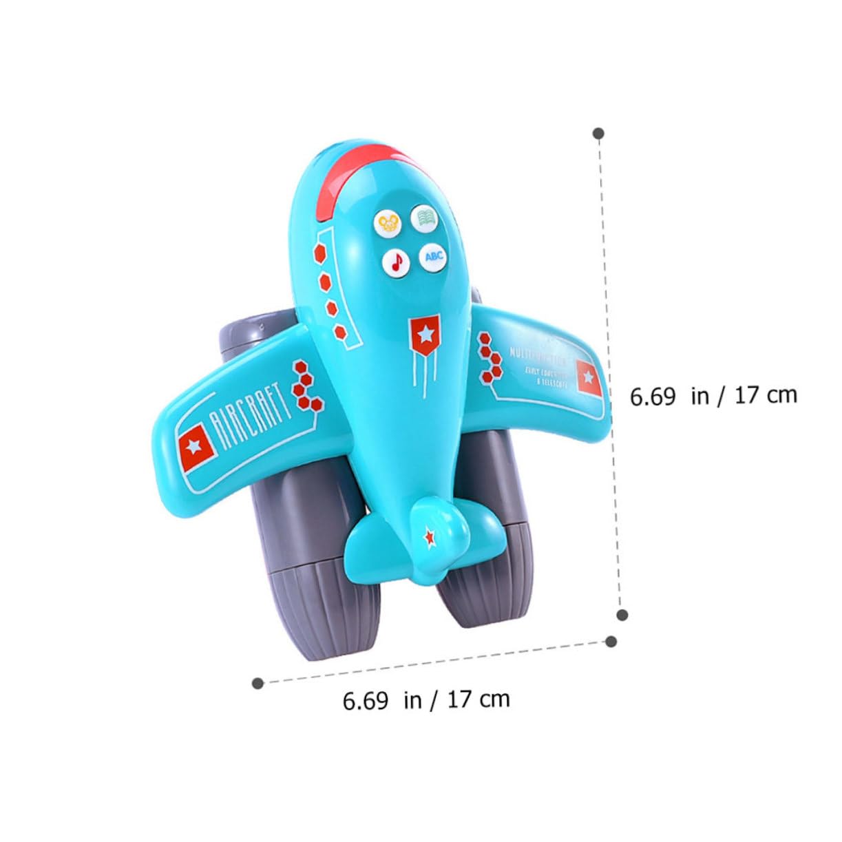 Yardwe 1Pc Binoculars Educational Plaything for Storytelling and Imaginative Play Color Present for Design for Fun Random Color