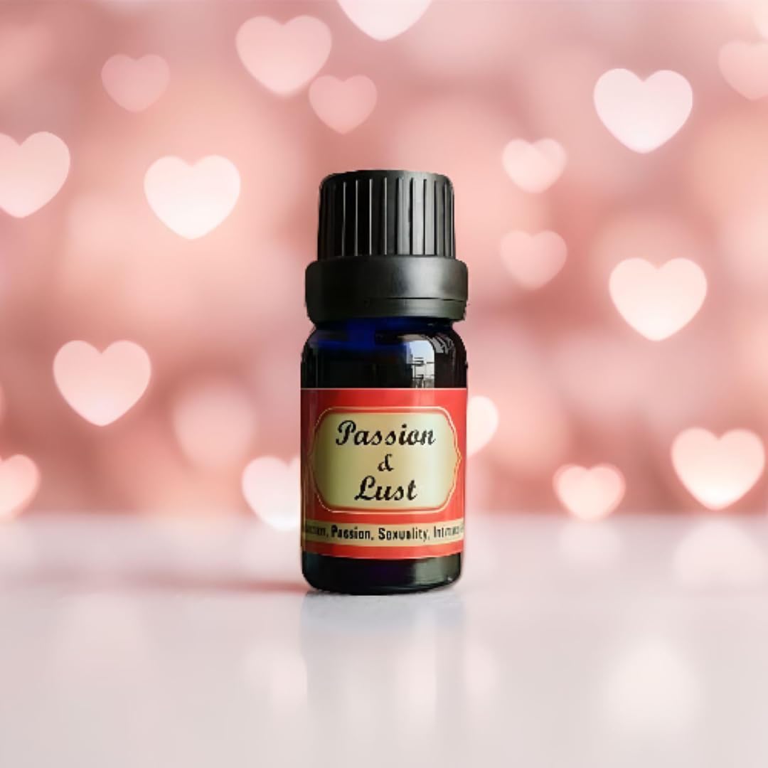 Merlin’s Passion & Lust Oil (10 ml) | Love, Desire & Romance Spell Oil | Aromatherapy Blend for Attraction & Healing