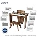 ZIPPY Kids Piano Keyboard, 37 Keys Digital Piano for Kids, Music Educational Instrument Toy, Wood Piano for 3+ Girls and Boys (Walnut Basic)