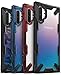 Ringke Fusion X Case Designed for Galaxy Note 10 Plus, Galaxy Note 10 Plus 5G Clear PC Shock Proof Designed with QuikCatch Strap Hole - Black