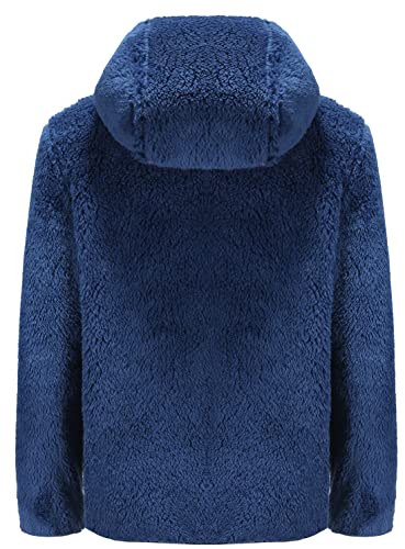 Image of Boys Girls Soft Fleece Sherpa Full-zip Jacket