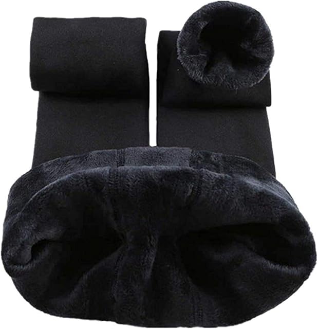 Kamviluer Fleece Lined Winter Warm Leggings for Women Thick Thermal Velvet Tights Soft Stretchy Skiing Leggings