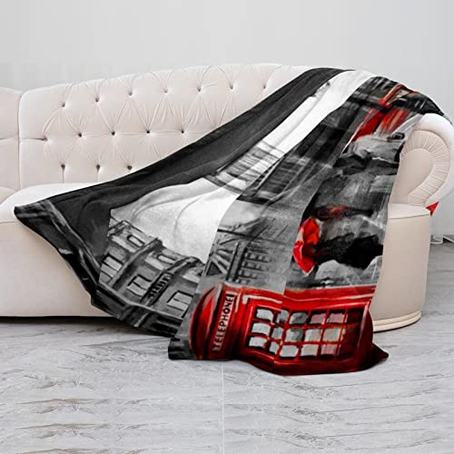 Plaid microfibre Londres couverture douce pour soirées cocooning sur le canapé - 5