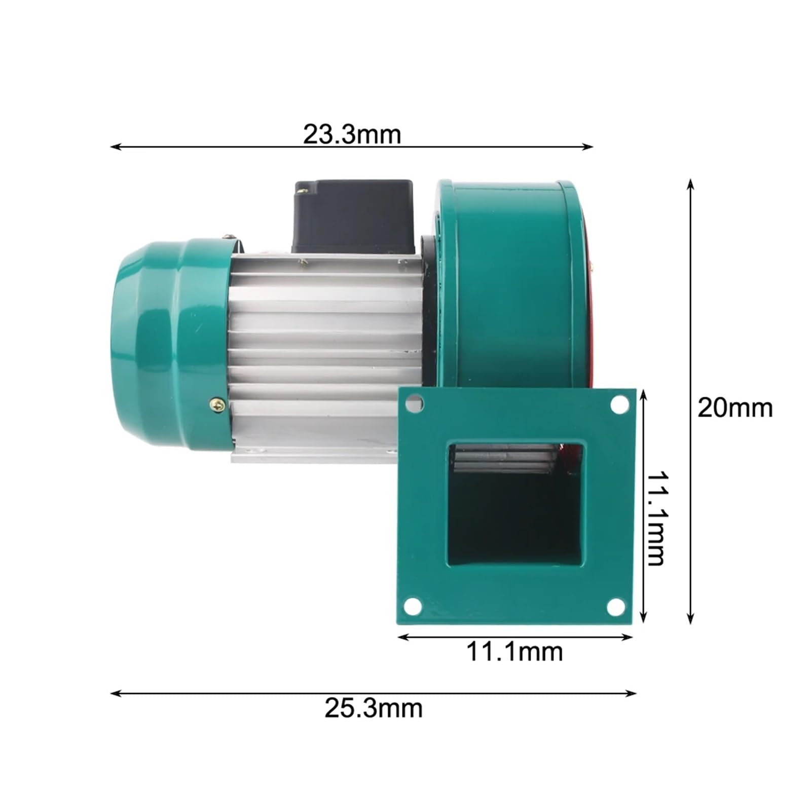 120W 220 380 cooling fan low-noise industrial fan vacuuming centrifugal blower multi-wing small powerful fume extraction(380)