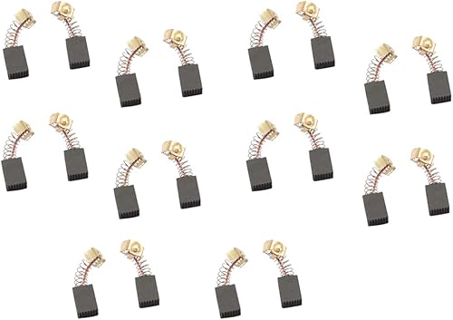 Vista 8 de Cepillo de carbono Genérico Motor Eléctrico Herramienta Eléctrica Parte Cepillos de Carbono 0.669 in x 0.236 in x 0.236 in - 20pcs