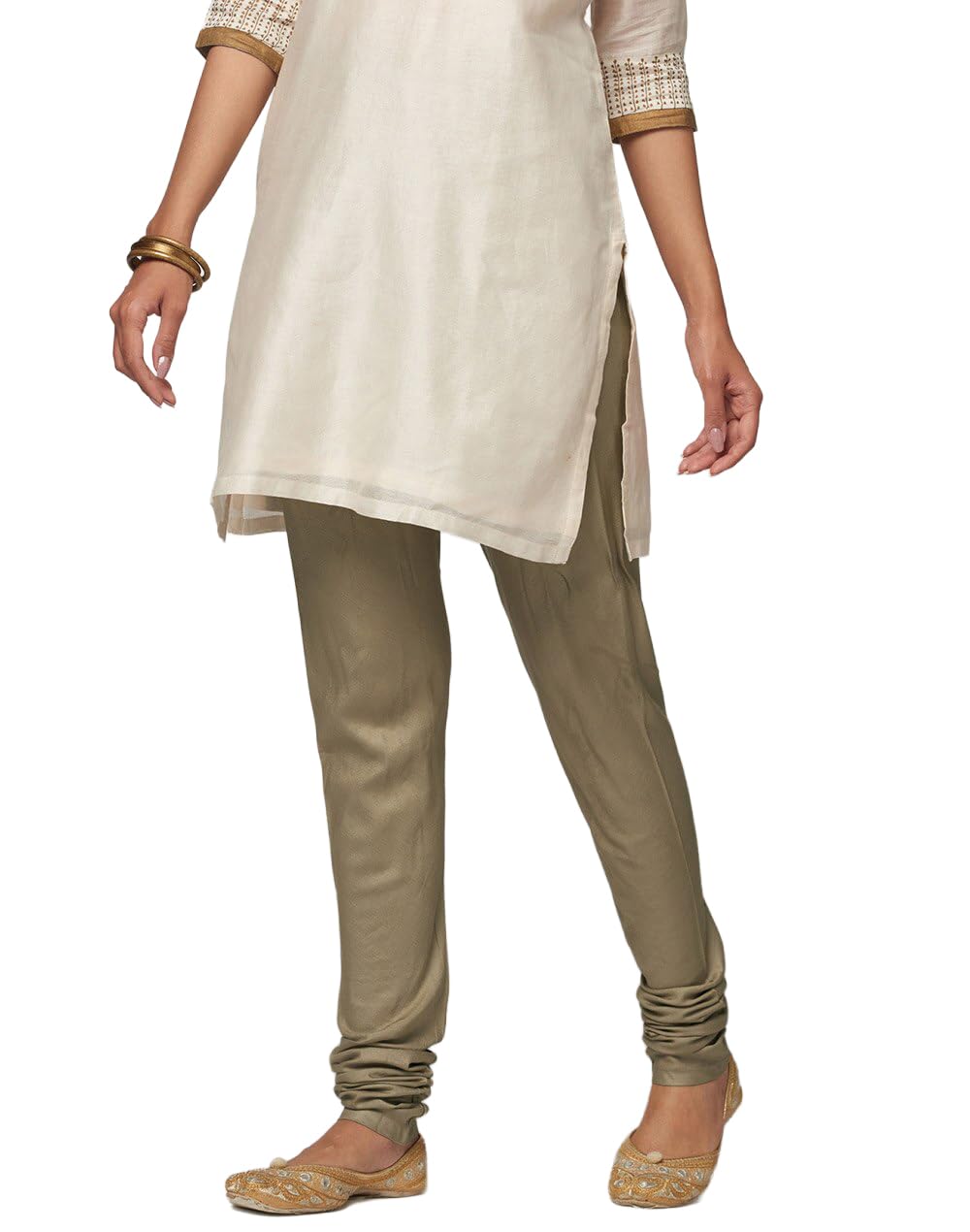 fabindia Viscose Tussar Regular Churidar-picture-11