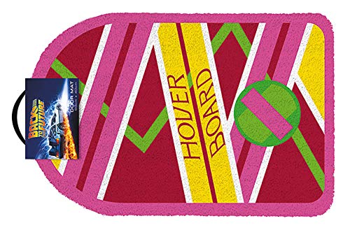 Back to The Future - Hoverboard - Fußmatte Fußabtreter, Größe: 60 x 40 cm, Material Kokosfaser