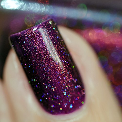 Image of ILNP Ava - Vivid Violet Holographic Nail Polish