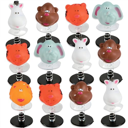 Fun Express Zoo Animal Pop Ups - Party Favor Toys - VBS Vacation Bible School Supplies/Decor - 12 Pieces