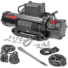 Rough Country 12,000LB PRO Series Electric Winch | Synthetic Rope - PRO12000S, Black
