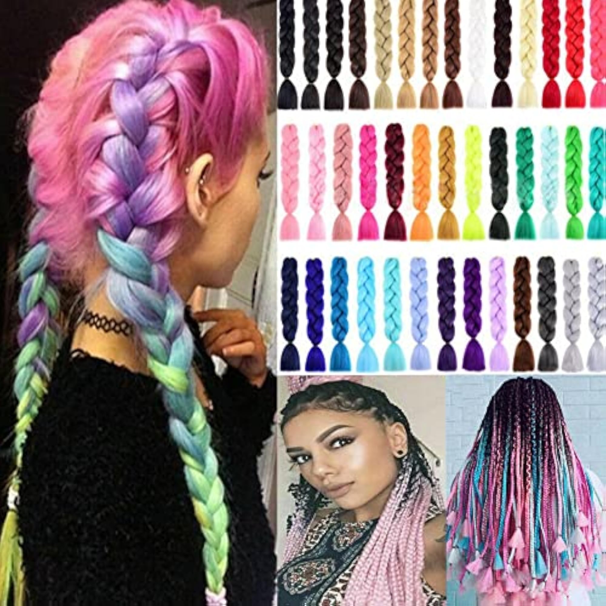 Handmade Dreadlocks Extensions, Small Choti Braids for Everyday Wear