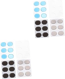 SUPVOX 8 Sheets Snare Drum Mute Pad soft drum dampener silicone drum silencer drum dampening part instrument accessory electric drum pad dampening gel pads round Silica gel practice mat