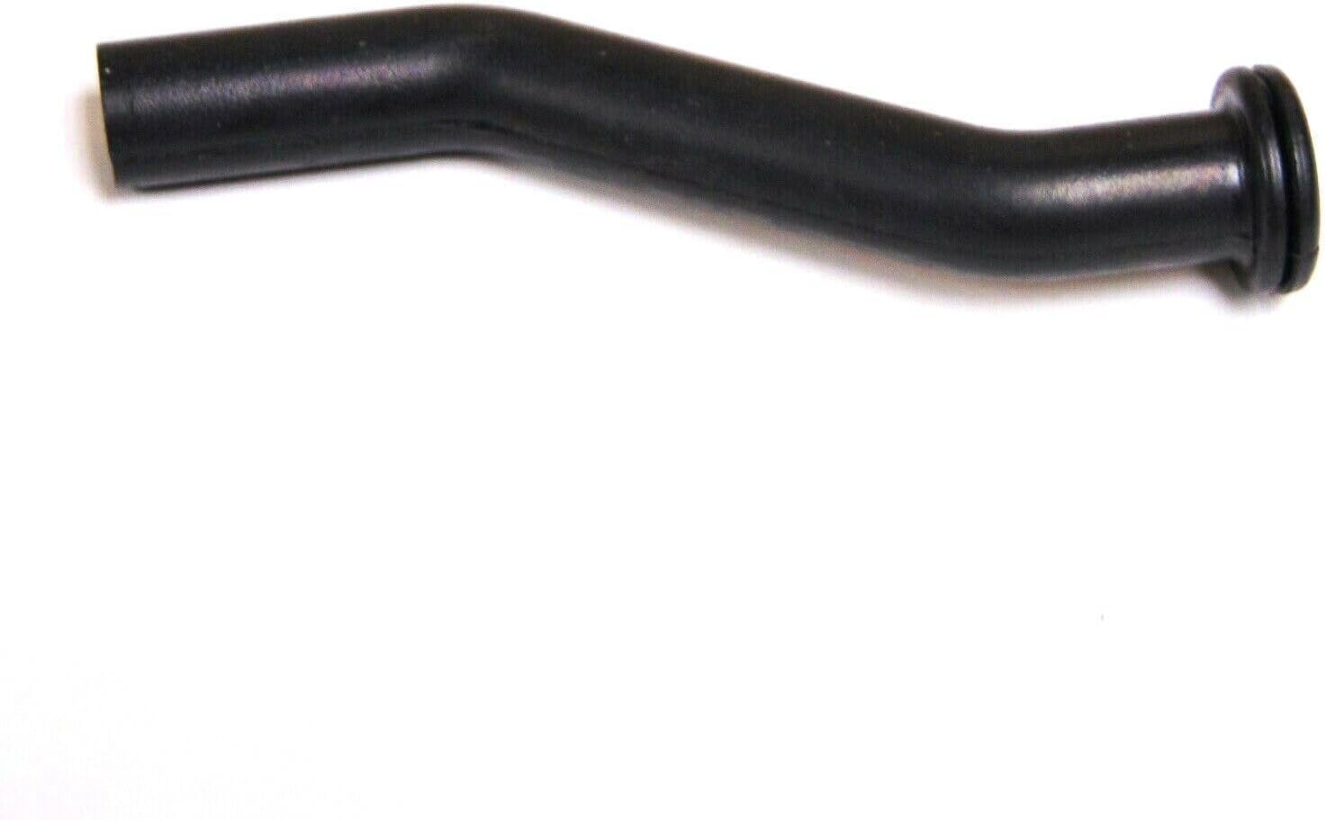 (4-Pack) 596163 3 Inches Rubber Vacuum Hose Compatible with B&S John Deere D125 D130 D140 D160 D170 Lawn Mower Tractor Replaces 593998 797408, Black