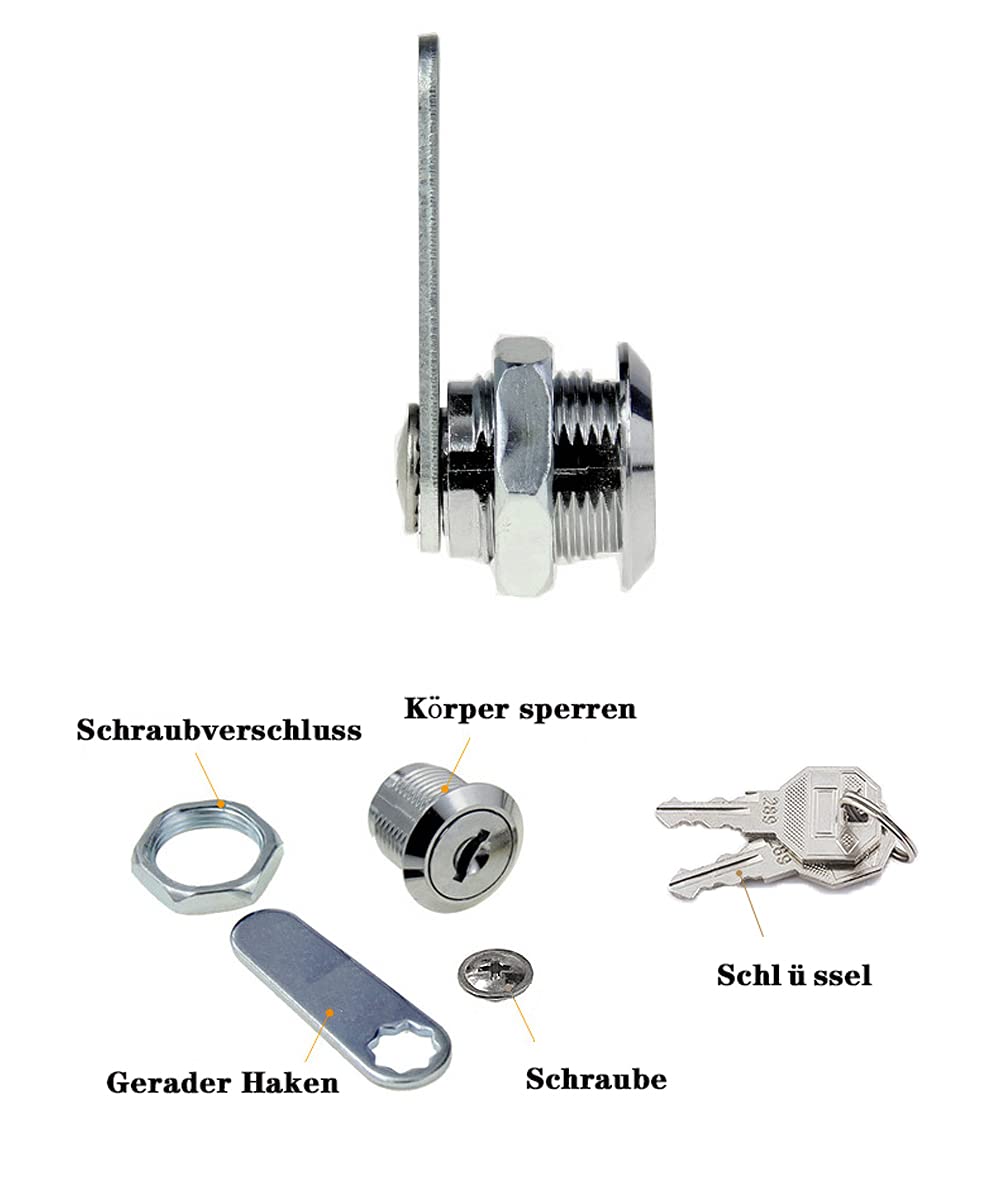 YUTOU Letterbox Locks, Cabinet Locks, Security Locks, Furniture Locks, Security Mailbox, Door Lock - Image 2