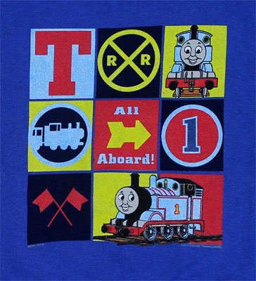 Nine Blocks - Thomas The Tank Engine Juvenile And Toddler Sweatshirt: Toddler 2T - Royal Blue #TOP1