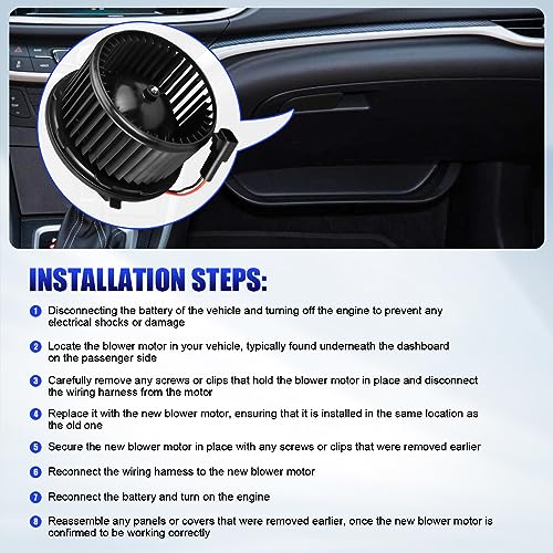 Image of AC Blower Motor 700164 for Chevy Silverado GMC Sierra