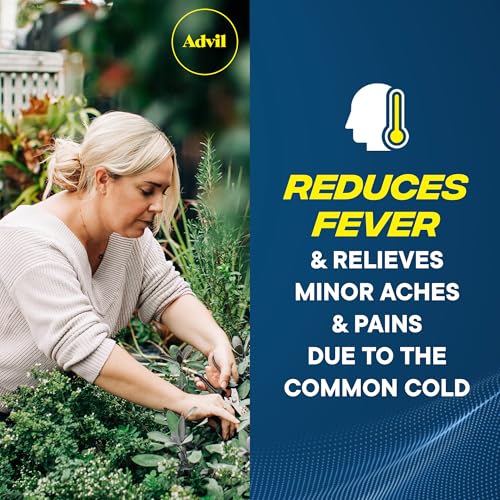 Image of Advil Tablets, Ibuprofen 200mg, Pain Relief, 10 Count Vial