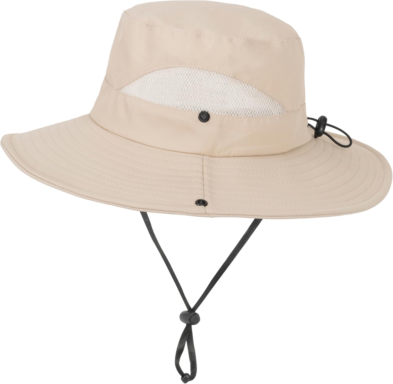 Kids-Breathable-Mesh-Bucket-Hat Wide Brim UV Protection Summer Outdoor Fishing Beach Sun Hat for Boys Girls 5-9 Years - Image 5