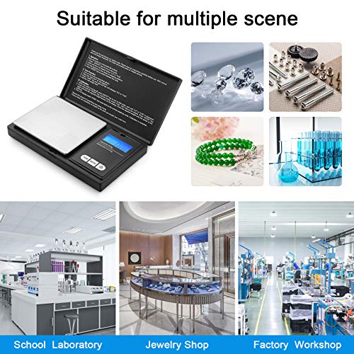 200g/0, 01g Taschenwaage - Ascher digitale Taschenwaage, 200 x 0, 01 g, Taschenwaage Feinwaage Digitalwaage Goldwaage Münzwaage – Ansicht 5