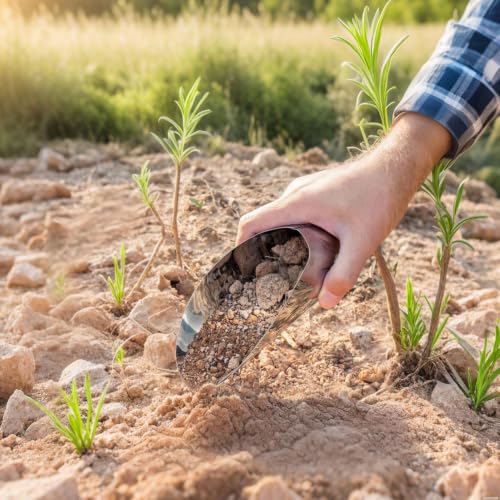 Pelle de rempotage en acier inoxydable durable pour transplantation de plantes