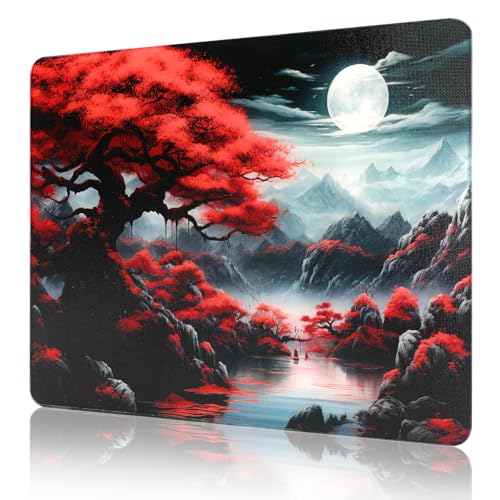 Glass Gaming Mouse Pad Cherry Blossom