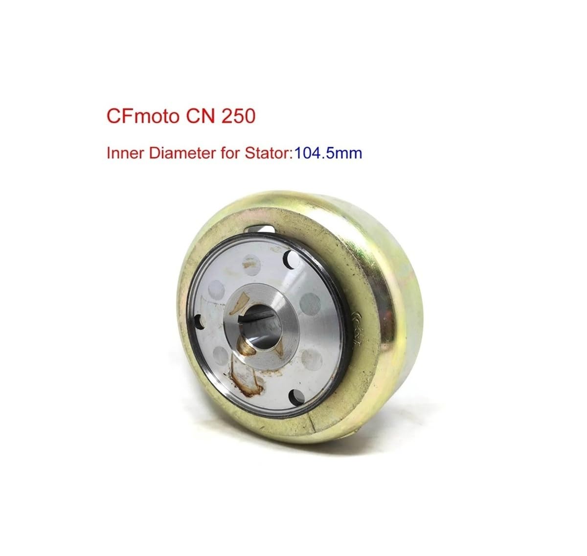 Rotor de volante magnético refrigerado por agua for scooter, ciclomotor, ATV, motocicleta, 250 cc, CF250, V3, V5, CH250, CN250, YY250T, 172 mm