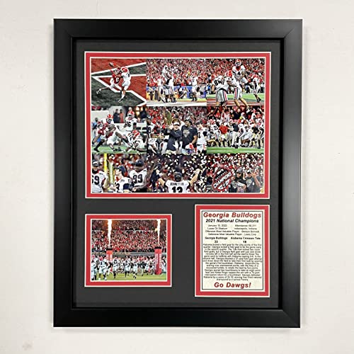 Legends Never Die, Inc. Georgia Bulldogs, Black, 38.1L x 30.5W cm