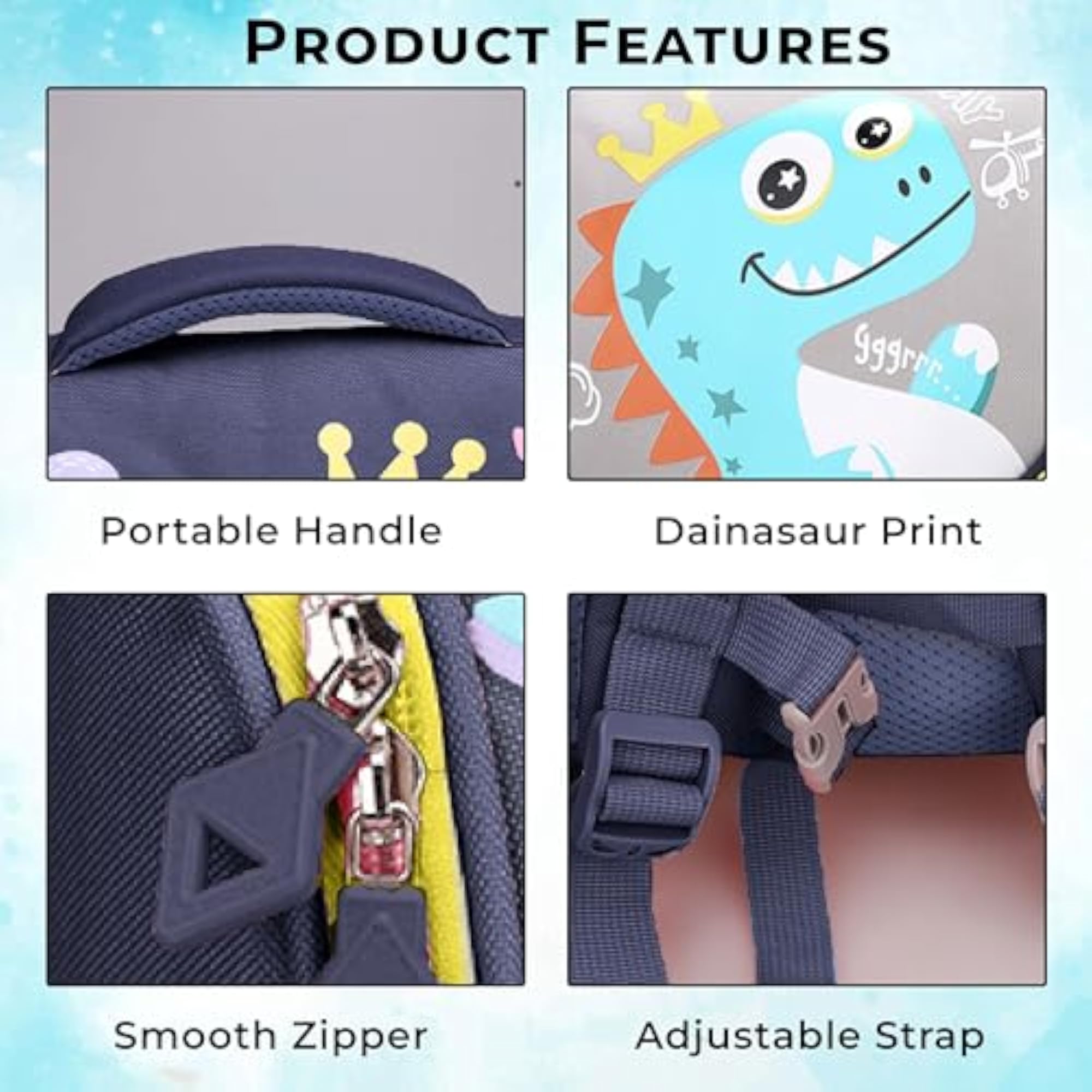 Cartoon Printed Lightweight Toddler Backpack