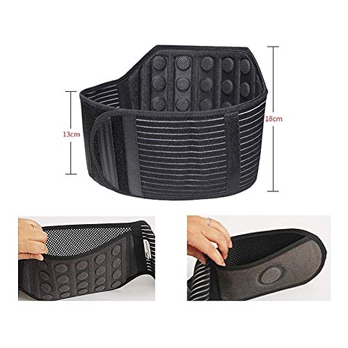 Cinturón de soporte lumbar térmico y autocalefactable para alivio de la espalda 3