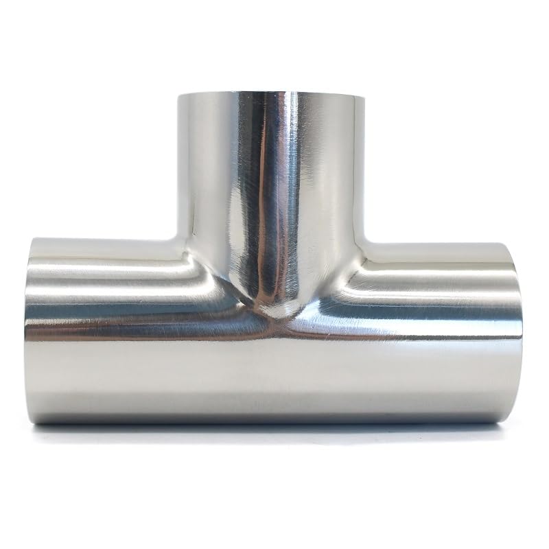 Te de soldar acero inoxidable 12.7mm OD conector en T de tres vias SS304 de tuberias 3
