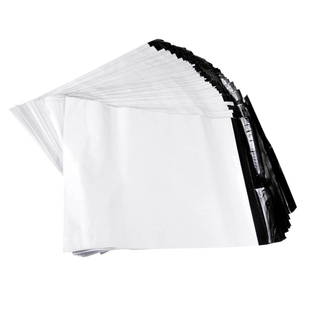 SEWACC 100pièces Enveloppe Expédition Auto-adhésive Blanche Sac Express Résistant Et Épais Sac Emballage Pour Envoi Par Coursier Lot
