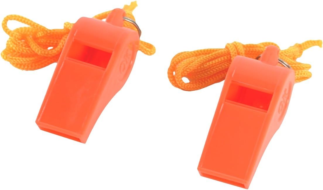 TREASURE GURUS, LLC 100 Pack of Survival Emergency Waterproof Whistles