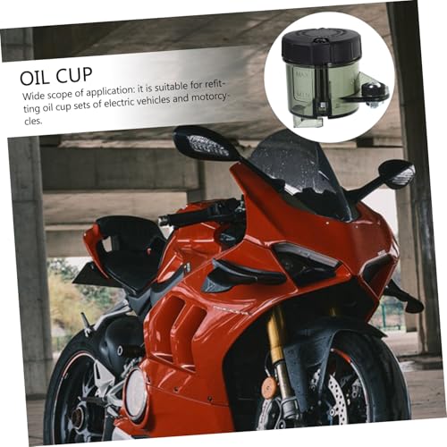 Depósito de aceite de freno PRETYZOOM para motocicleta con acabado premium 5
